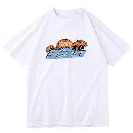 Men's T Shirt Summer Letter Print O-Tshirt Men's and Women's Loose Casual Short Sleeve Couple Sports Hip Hop Streetwear