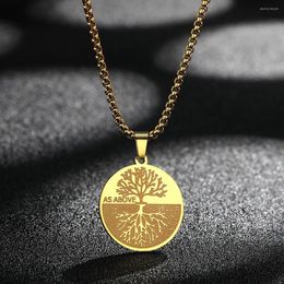 Cluster Rings Cxwind Simple Laser Carving Above As Below Life Pendant On A Black Rope NCKLACE Necklace Stainless Steel Fashion Birthday Gift