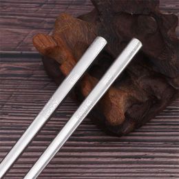 Chopsticks Luxury Reusable Korean 304 Stainless Steel Chinese Japanese Flatware Kitchen Supplies Tableware