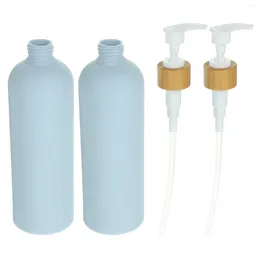 Storage Bottles 2 Pcs Shampoos Conditioner Dispenser Soap Kitchen Sink Pump Bottle Type Liquids