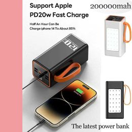 Cell Phone Power Banks 120W 50000mAh highcapacity mobile power supply outdoor travel power supply camping portable power supply compatible with any electronic dev