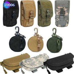 Tactical Accessories Protective Gear Outdoor Equipment 3 Military Tactical Mobile Phone Bags, Wallet Style Eyeglass Case Accessories, Hiking Packages