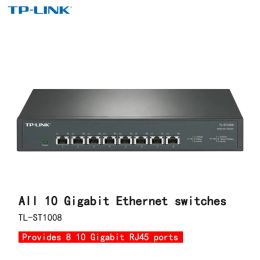 Switches TPLINK TLST1008 8port 10 Gigabit G highspeed steel shell enterpriseclass network splitter desktop Ethernet switch