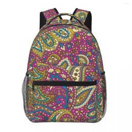 School Bags Paisley 3d Print Bag Set For Teenager Girls Primary Kids Backpack Book Children Bookbag Satchel