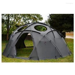 Tents And Shelters Winter Warm Half Ball Tent With Stove Hole For Camping