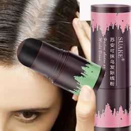 Color 1pcs Waterproof Hairline Powder Naturally Sweatproof Hair Chalk Black Brown Hair Concealer Root Cover Up Hairline Fluffy Powder