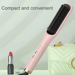 Straightening Comb Practical Professional Hair Styling Electric Heat Fast Modeling Tool for Home 240424