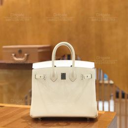 12A top Mirror quality luxury bags Classic Designer Bag ladies' handbag all handmade genuine leather bag 25cm Exquisite Compact Bag four seasons Top quality hardware