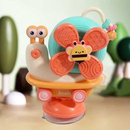 Baby Bath Toys Cute Skills Learning Toys Creative Baby Suction Cup Spinner Toys for Boys Girls Infant