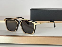 New fashion design square sunglasses H091 acetate and metal frame simple and generous style high end outdoor uv400 protection glasses