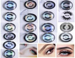 Silk Protein False Eyelashes 3D Soft Extension Cross Black Long Full Strip Eye Lashes Makeup eyelash extensions 31 styles5570907