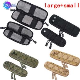Tactical Accessories Protective Gear Outdoor Equipment 2-piece L+s Tactical Molle Knife Bag Nylon Folding Knife Support Bag Accessories