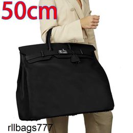 Hac Bag Platinum 50cm Top Family Brand Designer Customised Version 50cm Bag Bag Large Travel Bag Large Capacity Bag Leather Travel Bag Mens