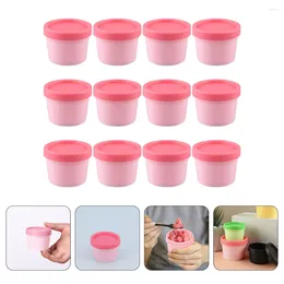 Storage Bottles 12 Pcs Mask Bottle Box Leak Proof Containers Face Cream Empty Jars Pp Travel Cosmetics Sample Case