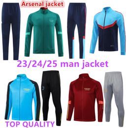 23 24 25 man Arsen gunner JACKET LONG ZIPPER TRACKSUIT soccer jerseys MARTINELLI ROWE SAKA 2024 football PEPE ODEGAARD Nketiah G.JESUS FABIO MAN TRAINING SUIT SET