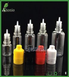 Vape E Liquid Bottles For 5ml 10ml 15ml 20ml 30ml 50ml Plastic Dopper Empty bottles Child proof Tamper Evident Cap Ejuice Bot1887017