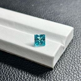 Loose Diamonds 6x6mm Princess Cut Square Gemstone Tourmaline Paraiba Lab Created Stones