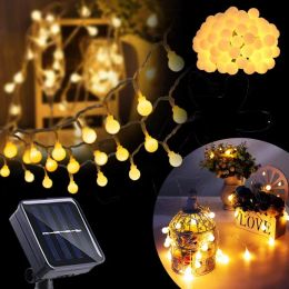 Decorations Solar Ball Light Waterproof LED Solar Fairy Lights Outdoor Solar String Light for Garden Yard Home Party Christmas Wedding Decor