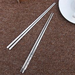 Chopsticks Stainless Steel Anti Skid Dragon Sushi Metal Iron Portable Chinese Healthy Stick Tableware