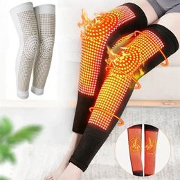 Knee Pads Protector Warm Tourmaline Support Joint Pad 1Pair Double-side Self Heating Winter For Sleeve Arthritis Brace