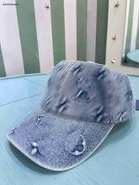 New kids designer Hats Washed denim fabric baby Sun hat Size 3-12 year Box packaging high quality girls boys Ball Cap 24April