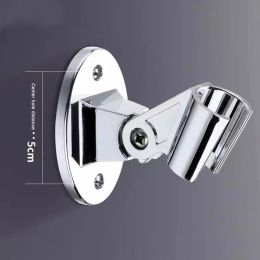 Set Shower Holder Universal Adjustable Wall Mounted Bracket Fixed Base Bathroom Bracket Stable Rotation Bathroom Accessories