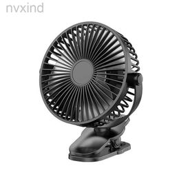 Electric Fans 3000/5000 mAh 6 Inch Desk Clip Fan 5 Speed Rechargeable Portable Adjustable Fan New Strong wind Low noise USB Electric Fan d240429