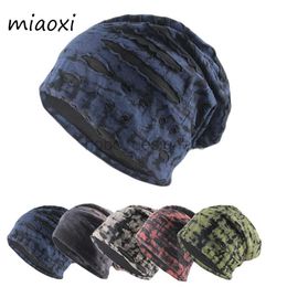 Beanie/Skull Caps Top Fashion Spring Autumn Warm Beanies Skullies For Adult Men Women Hole Outdoor Sport Hats Hip Hop Soft Bonnet Knitted Bonnet d240429