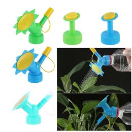 1Pc Home Garden Flower Plant Water Sprinkler For Waterers Bottle Watering Cans 2 In 1 Plastic Nozzle 240425