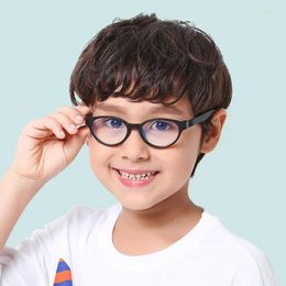 Sunglasses Frames Optical Glasses Frame For Children Boy Girls Myopia Eyeglasses With 0 Degree Lenses Plain Points Kids Unisex F8155