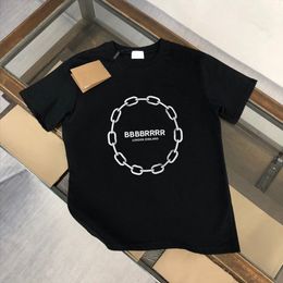 B Brand Designer T Shirts Luxury T-Shirt For Men Cotton Fashionable Tees Chain Letters Women Top Euro Size 3XL