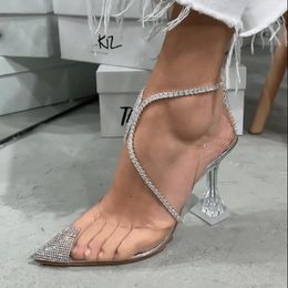 Anklets Elegant 1Pcs Crystal High Heels Anklet Bracelet Woman Accessories Summer Adjustable Sandal Foot Chain Barefoot Jewellery