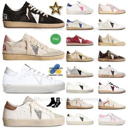 Top Quality OG hi Ball Star Womens Mens Upper Vintage Silver Luxury Handmade Suede Leather Gold Glitter Trainers Italy Brand Loafers Sneakers Designer Casual Shoes