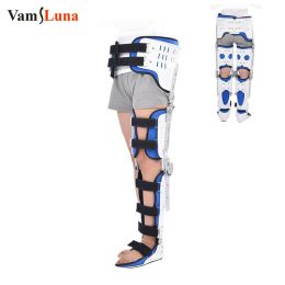 Pads Knee Orthosis Largeangle Adjustable Hip Knee Ankle Foot Hip Crotch Waist Knee Ankle Foot Joint Leg Fixed Support High Protector