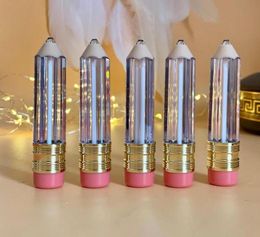 5ml Empty Lip Gloss Tube Container Clear Lip Balm Tubes Pencil Shape Lipstick Refillable Bottles Vials Mini Sample Container DIY5311811