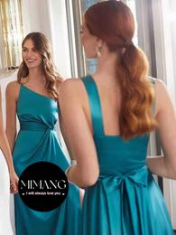 The 2024 Hunter bridesmaid dress satin high-end niche can be worn simple atmospheric and slimming style for summer