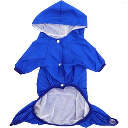 Dog Apparel Reflective Four-legged Raincoat For Small Dogs Jacket All-inclusive Rainwear Water-proof Puppy Conjoined