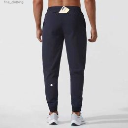 LL Magger da uomo pantaloni lunghi sport yoga outfit rapido palestra a secco tasche pantaloni per pantaloni per pantaloni da uomo Fitness elastico casual fitness 2024