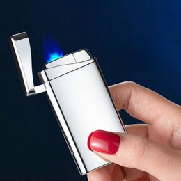 Personalized Creative Soft And Hard Fire Can Be Switched Visual Transom Straight Double Fire Lighter