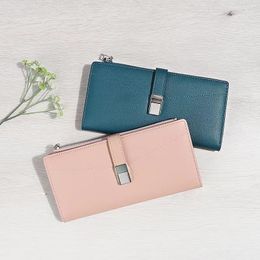Great quality women designer wallets long style lady fashion casual purses female phone clutchs no886