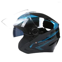 Motorcycle Helmets Latest Double Visors Electric Motorbike Bicycle Scooter Safety Helmet Jet Men Women Four Seasons DOT Approved