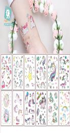 Unicorn tattoos Pink Cute Unicorn Temporary Tattoo paste lovely fun stickers cartoon children7316608