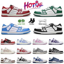 Casual Men Trainers Casual Shoes Skelet Bones Sports Runners Skel Top Low Original Women Skel Skeleton Luxury Blue Red White Black Green Gray Designer Sneakers 36-45