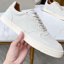 2024 Fashion suede men's shoes brand new style casual white luxury black sports shoes niche outdoor with logo