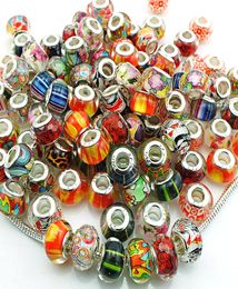 Mix Fashion Handmade Lampwork Big Hole Beads DIY European Brand Bracelets Loose Beads Jewelry Accessories4363854