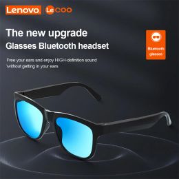 Sunglasses Lenovo Laiku C8 Bluetooth Wireless Glasses Headset Riding and Driving Shading Sunglasses Sports Music Headphones Antiblue Light