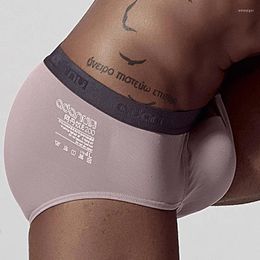 Underpants Youth Fashion Underwear For Men's U Convex Pouch Briefs Young People Sports Seamless Body Feel Bottom Lingerie Modal