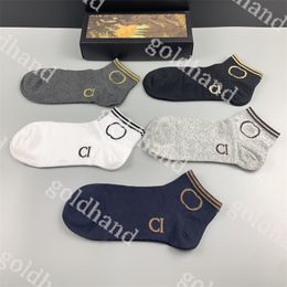 Fashion Brand Mens Socks Designer Short Sock Spring Summer Breathable Sock Luxury Knit Sock