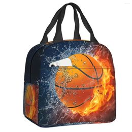 Storage Bags Rugby Baseball Football Basketball Pattern Lunch Bag Thermal Cooler Insulated Box For Kids School Picnic Food Tote