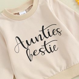 Clothing Sets Toddler Baby Girl Cute Clothes Letter Print Long Sleeve Sweatshirts Tops Leopard Flare Pants 2Pcs Outfits Set